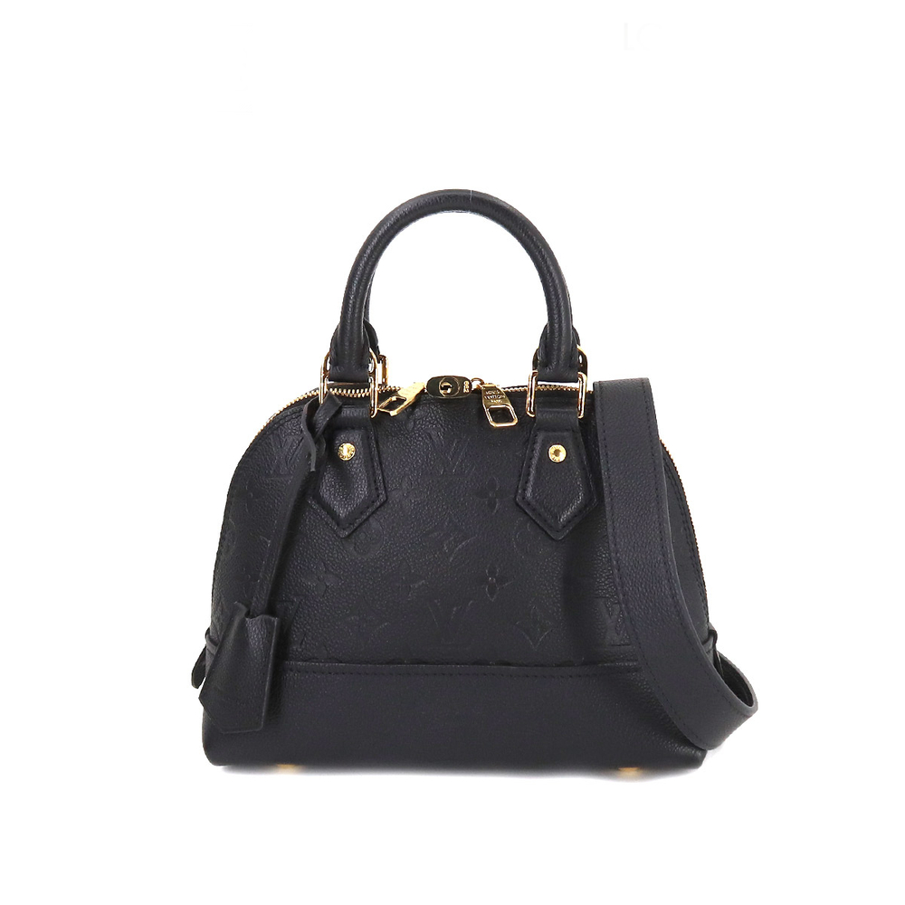 Louis Vuitton Monogram Emplant Neo Alma BB Shoulder Bag Leather Noir Black